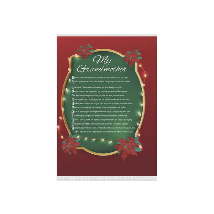 CHANGE GRAPHIC Grandmother Acrostic Poem outdoor/Garden Banner