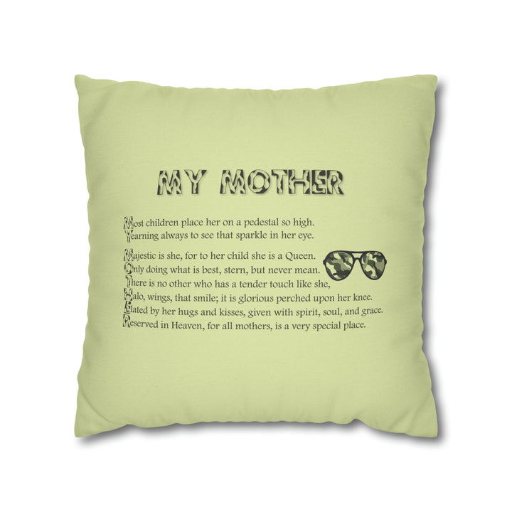 It's Just a Phrase Pillow Case Cover - My Mother Camo Design