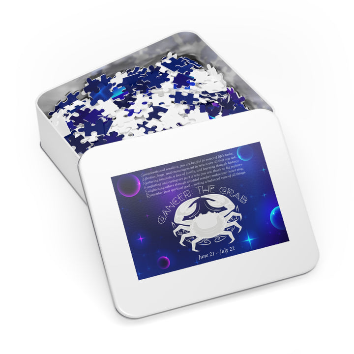 Cancer Acrostic Poem Puzzle - Tin Box