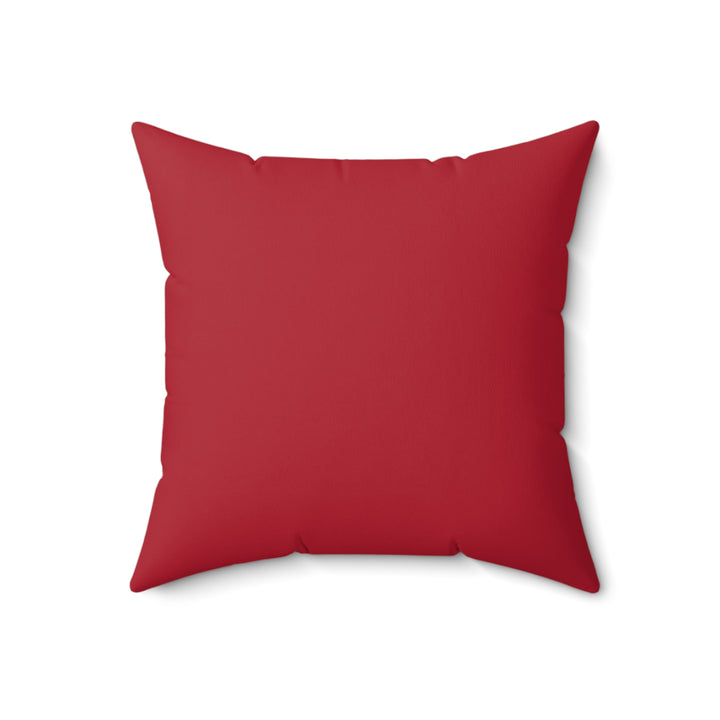 "Lead" Acrostic Poem Pillow from "Learn, Lead, Believe" Collection - Red