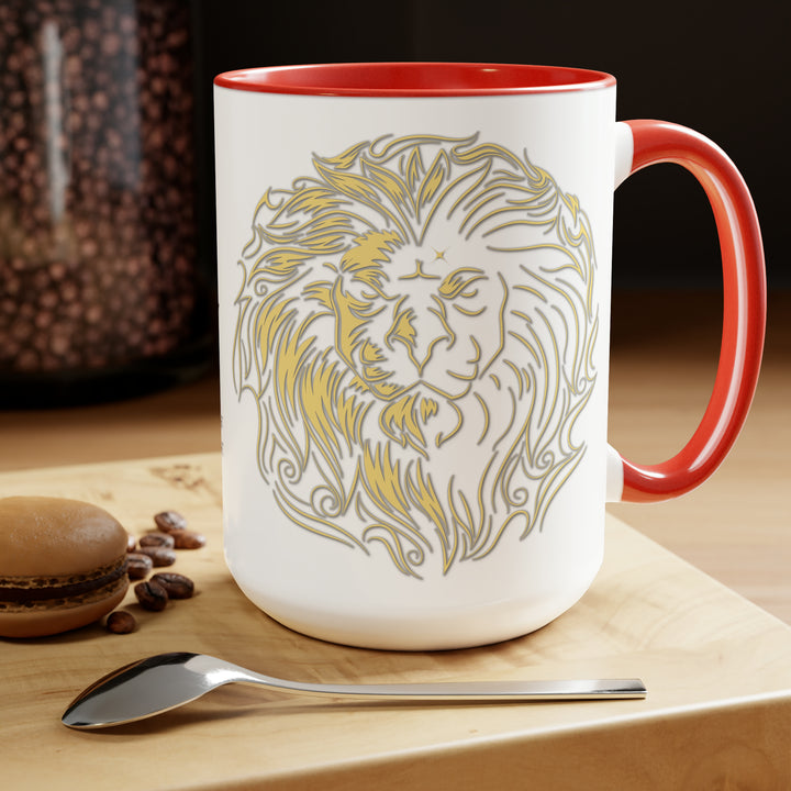Written in the Stars Two-Tone Coffee Mugs - 15oz - Leo