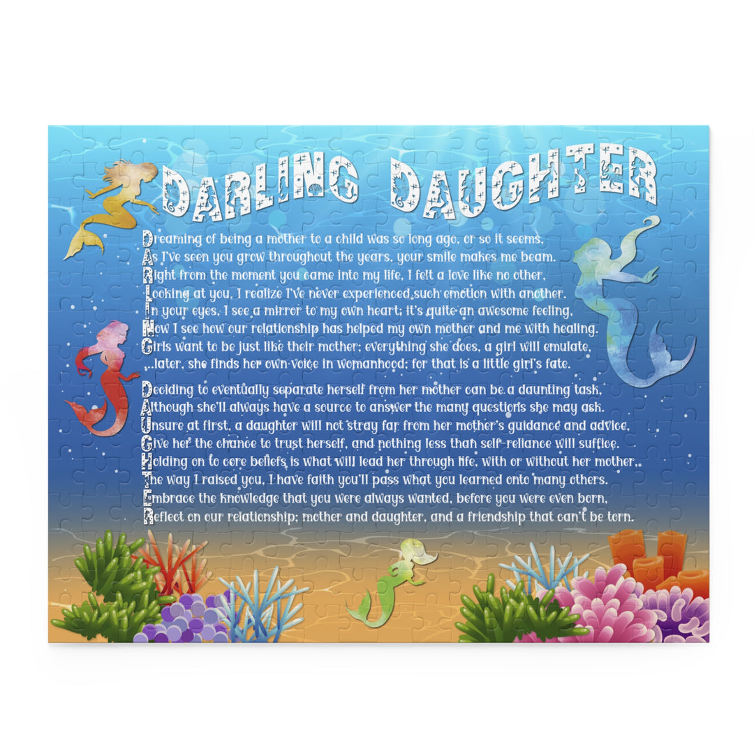 Darling Daughter Acrostic Poem Jigsaw Puzzle