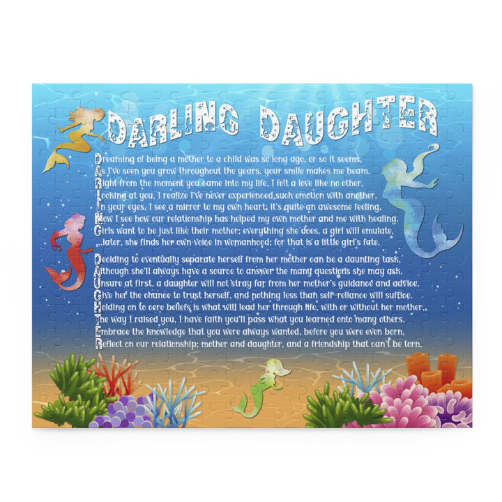 Darling Daughter Acrostic Poem Jigsaw Puzzle