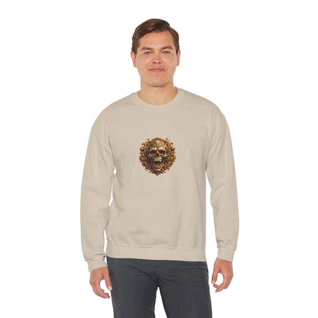 Happy Halloween Acrostic Poem Sweatshirt - Skull