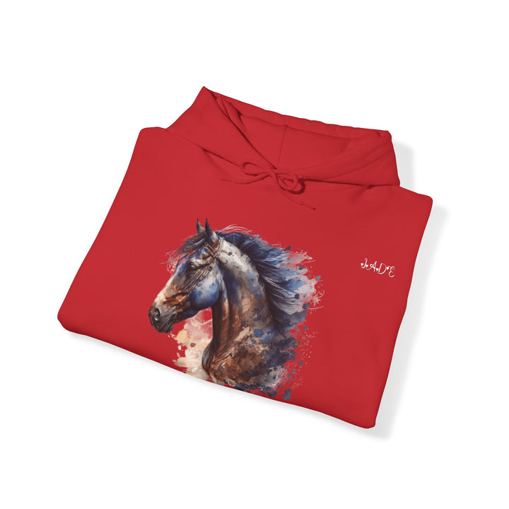 Namesakes, Personalized Acrostic Name Hoodie with Horse Graphic