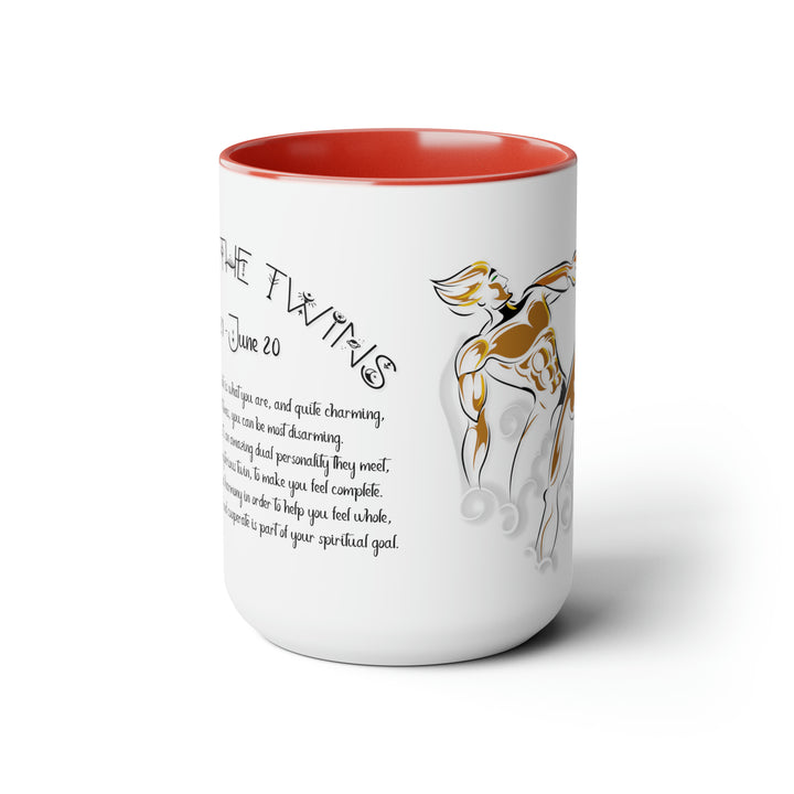 Written in the Stars Two-Tone Coffee Mugs - 15oz - Gemini