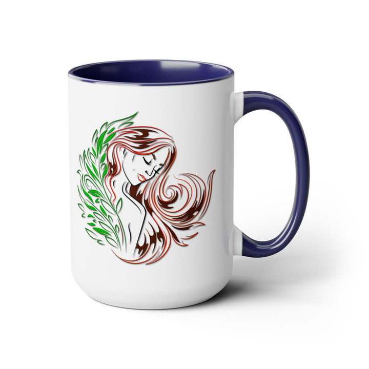 Virgo Acrostic Poem Two-Tone Coffee Mugs - 15oz