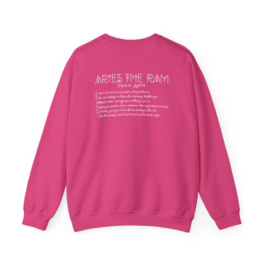 Aries Acrostic Poem Astrology Sweatshirt - Unisex