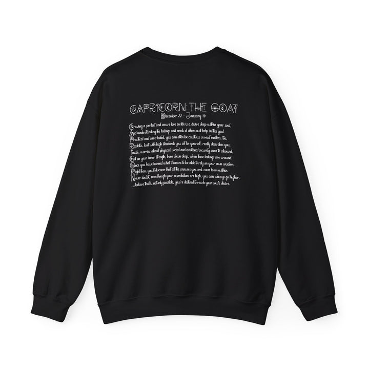 Capricorn Acrostic Poem Astrology Sweatshirt - Unisex