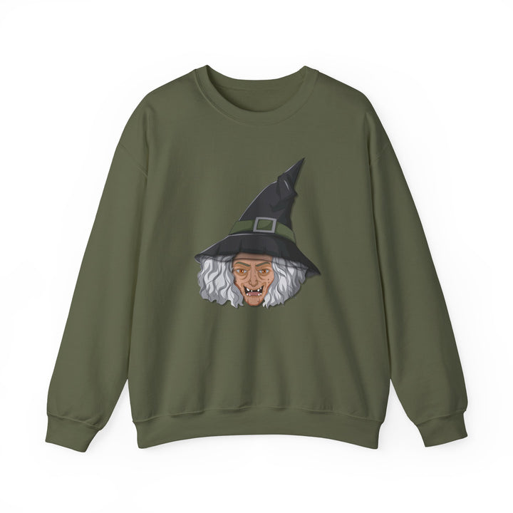 Happy Halloween Acrostic Poem Sweatshirt -  Old Witch