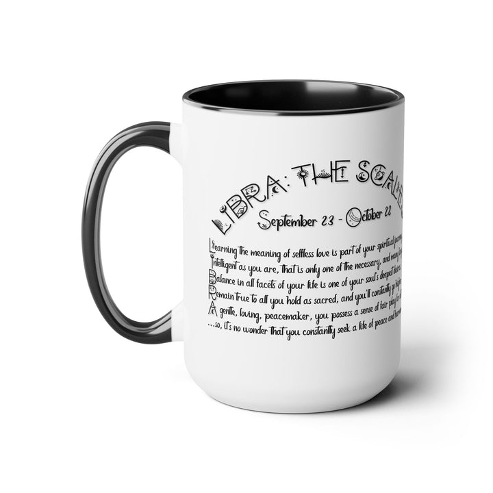 Libra Two-Tone Coffee Mugs - 15oz