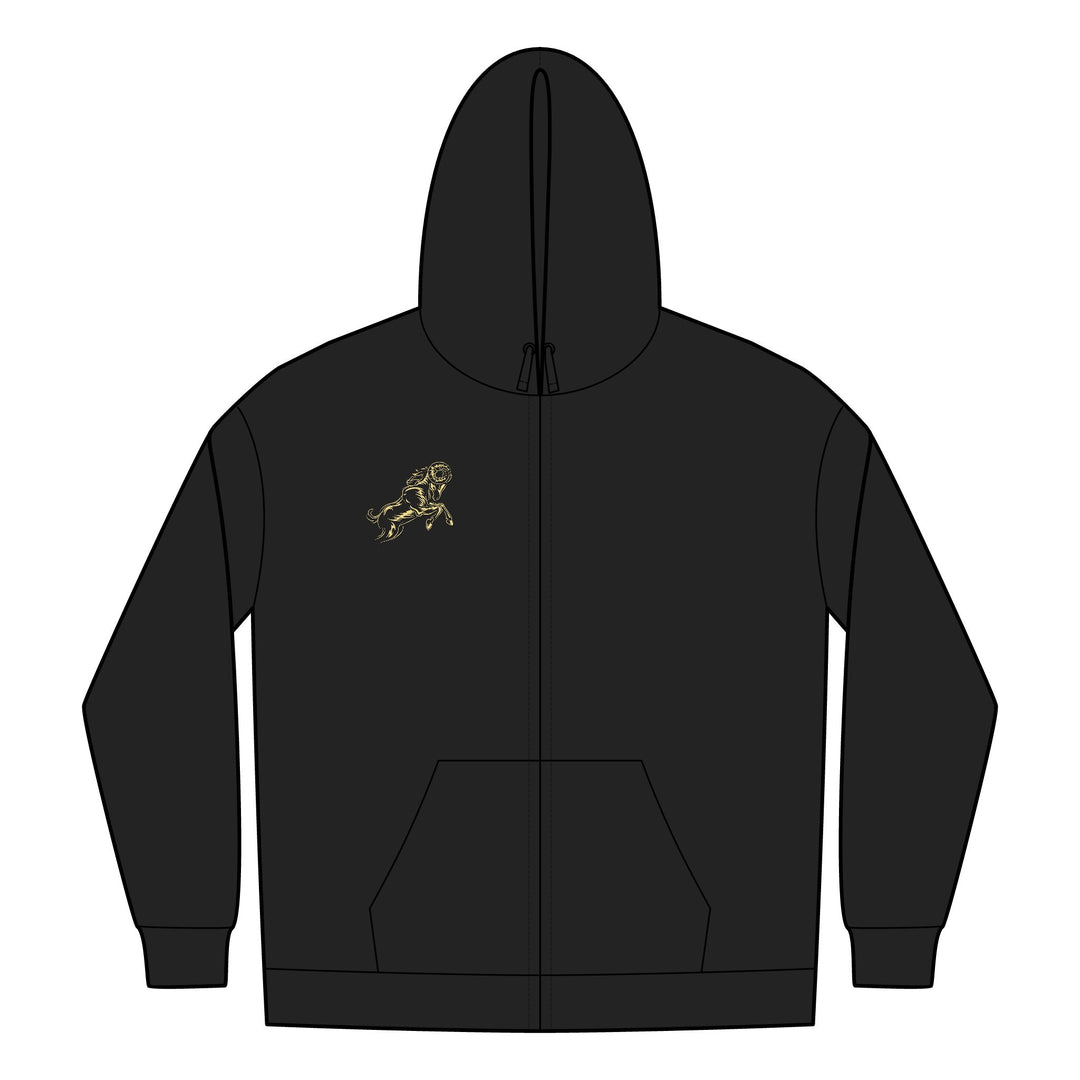 Aries Acrostic Poem Unisex Jersey Full-Zip Hoodie