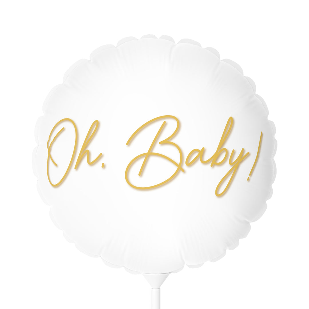 Oh, Baby! 11" Acrostic Poem Balloon -  No Personalization