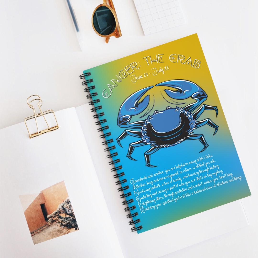 Cancer Acrostic Poem Spiral Notebook - Ruled Line