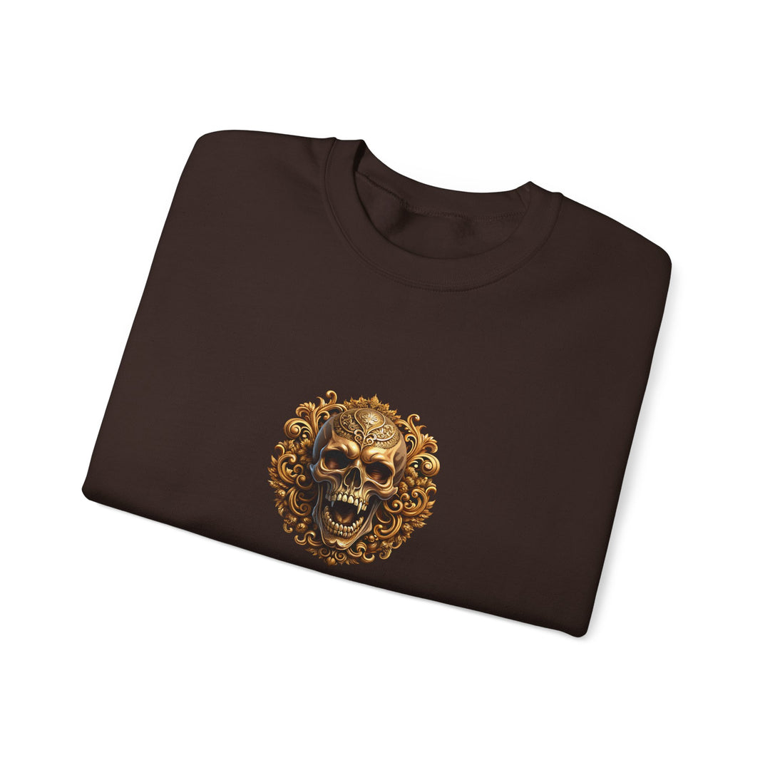 Happy Halloween Acrostic Poem Sweatshirt - Skull