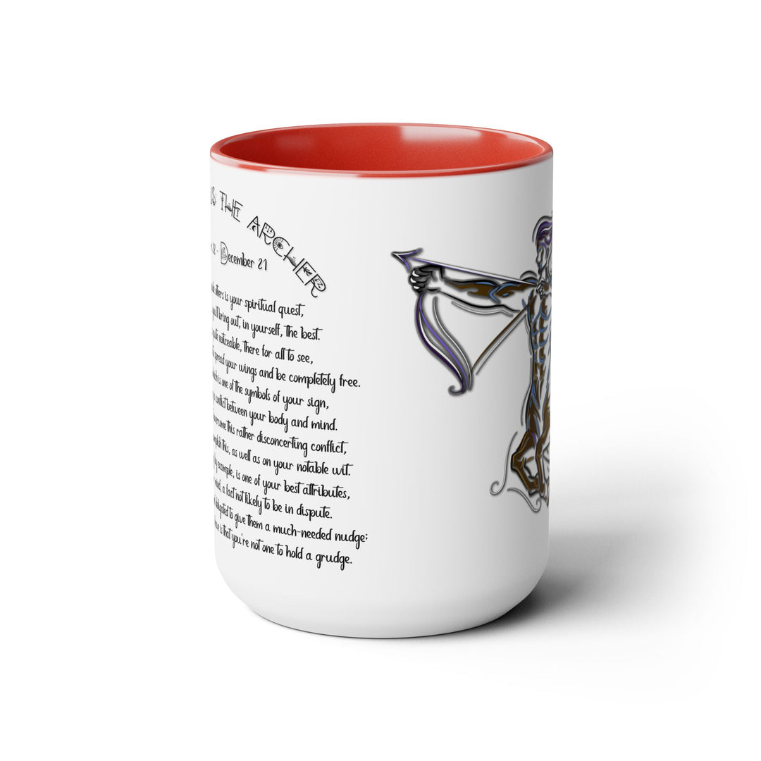 Sagittarius Two-Tone Coffee Mugs - 15oz