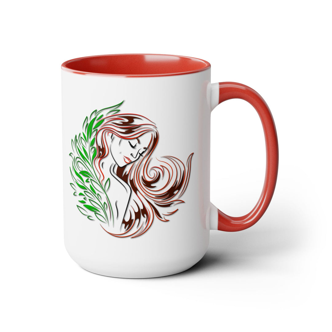Virgo Acrostic Poem Two-Tone Coffee Mugs - 15oz