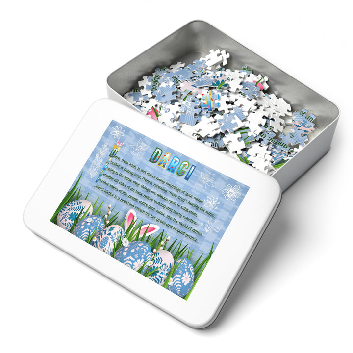 Namesakes Acrostic Poem Jigsaw Puzzle - Easter Eggs