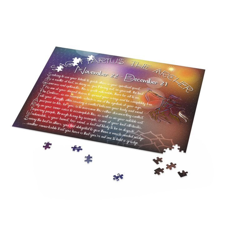 Sagittarius Acrostic Poem Puzzle - Beams
