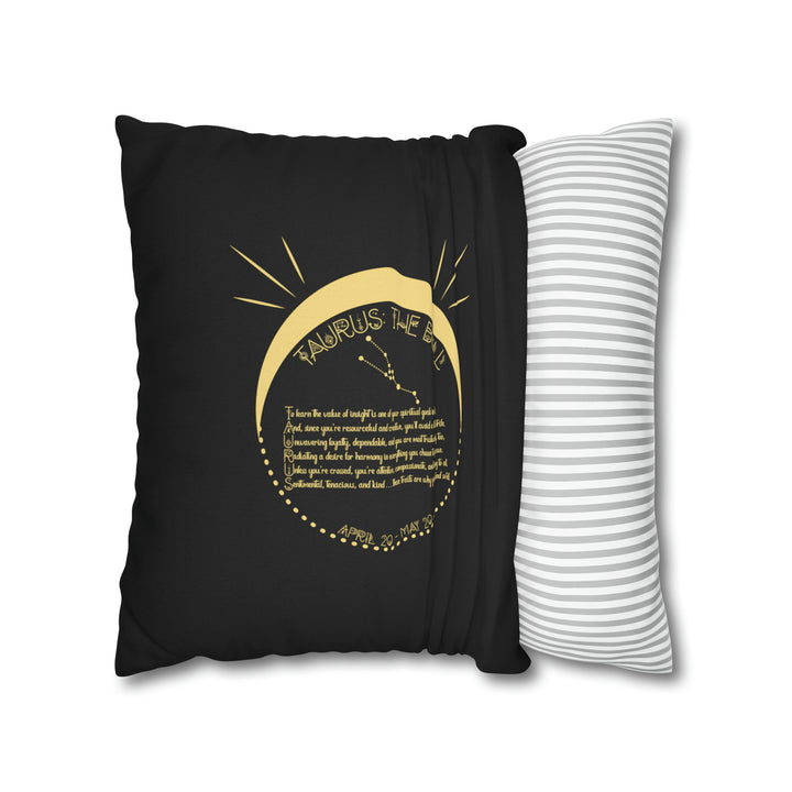 Written in the Stars Pillowcase/Cover Spelling Out "Taurus"