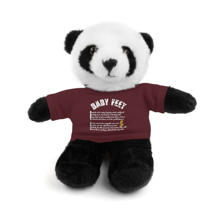 Baby Steps Stuffed Animals with Tee - Baby Feet - Gold Footprints
