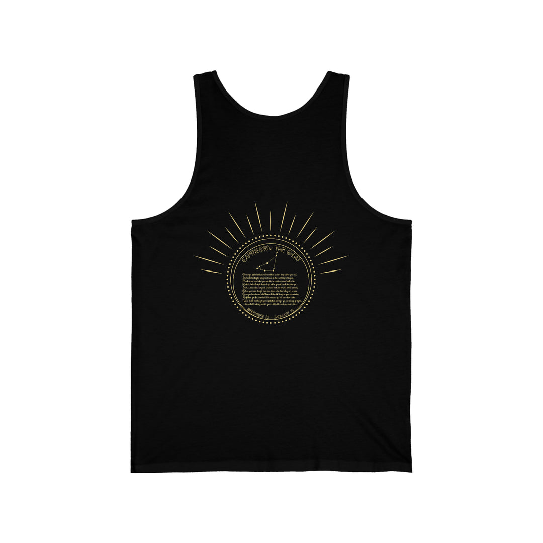 Written in the Stars Unisex Jersey Tank - Capricorn