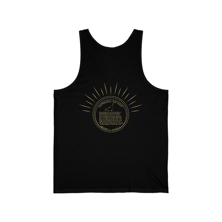 Written in the Stars Unisex Jersey Tank - Capricorn