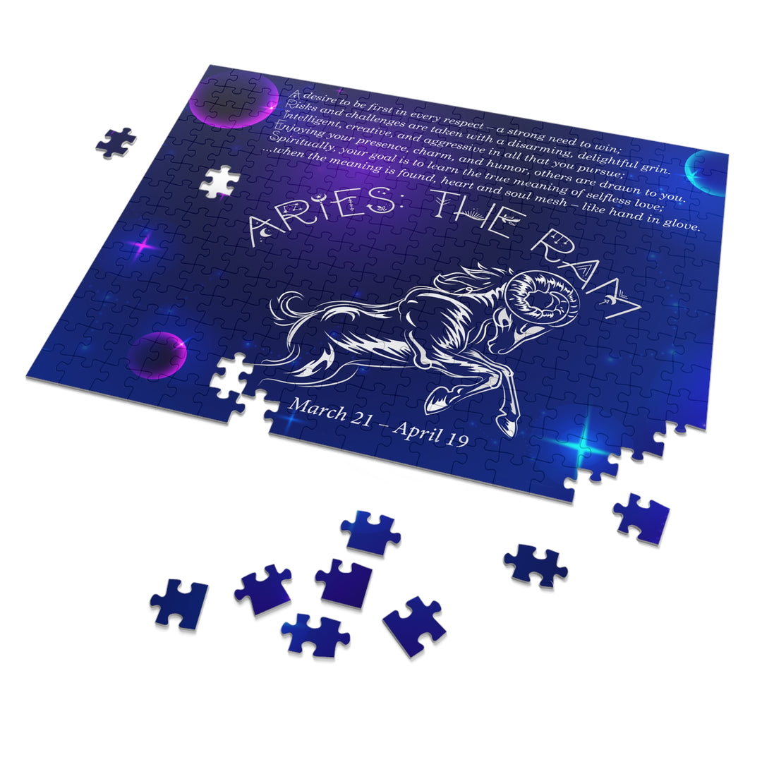 Aries Acrostic Poem Puzzle - Tin Box