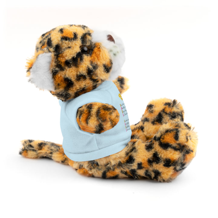 Baby Feet Acrostic Poem Stuffed Animals with Tee - Baby Feet - Gold Footprints