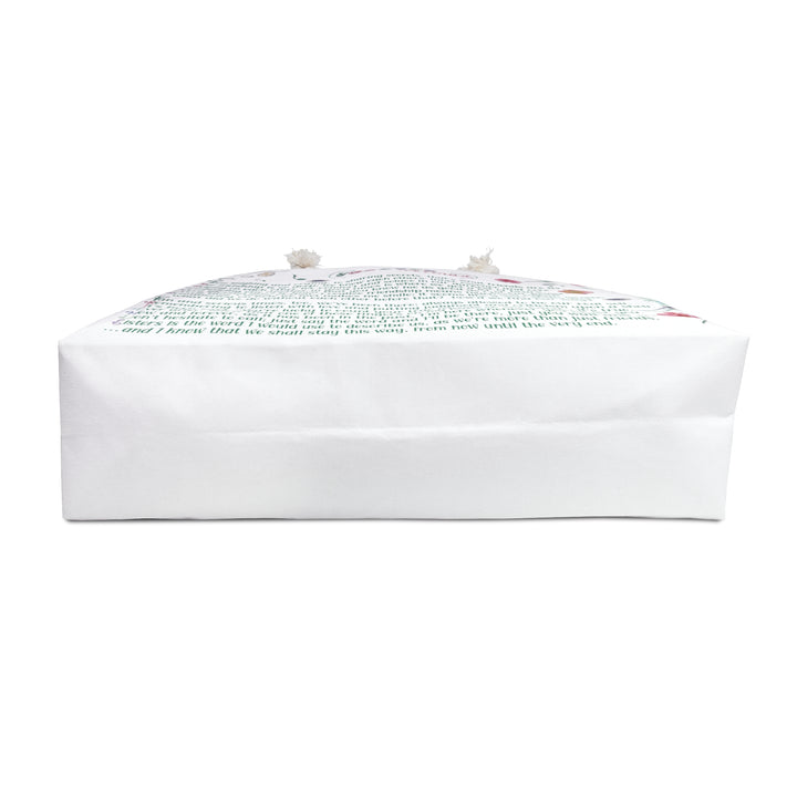Musical Note Weekender Bag with Acrostic Poem Spelling Out "Forever Friends"