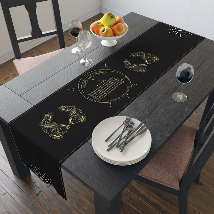 Pisces Acrostic Poem Table Runner