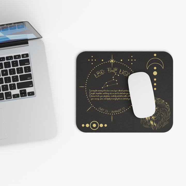 Written in the Stars Acrostic Poem Mouse Pad - "Leo"