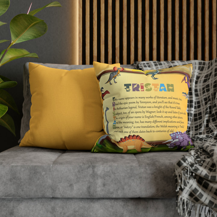 Namesakes Pillow Case Cover - Dinosaur Design