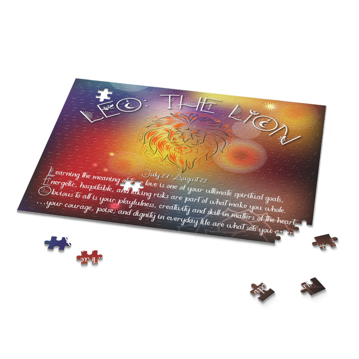 "Leo" Acrostic Poem Horoscope Puzzle - Beams