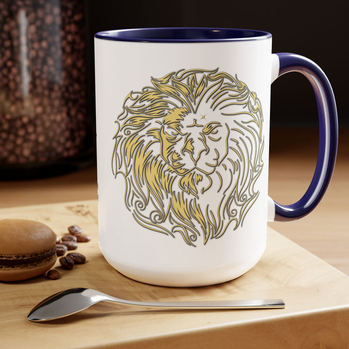 Leo Two-Tone Coffee Mugs - 15oz