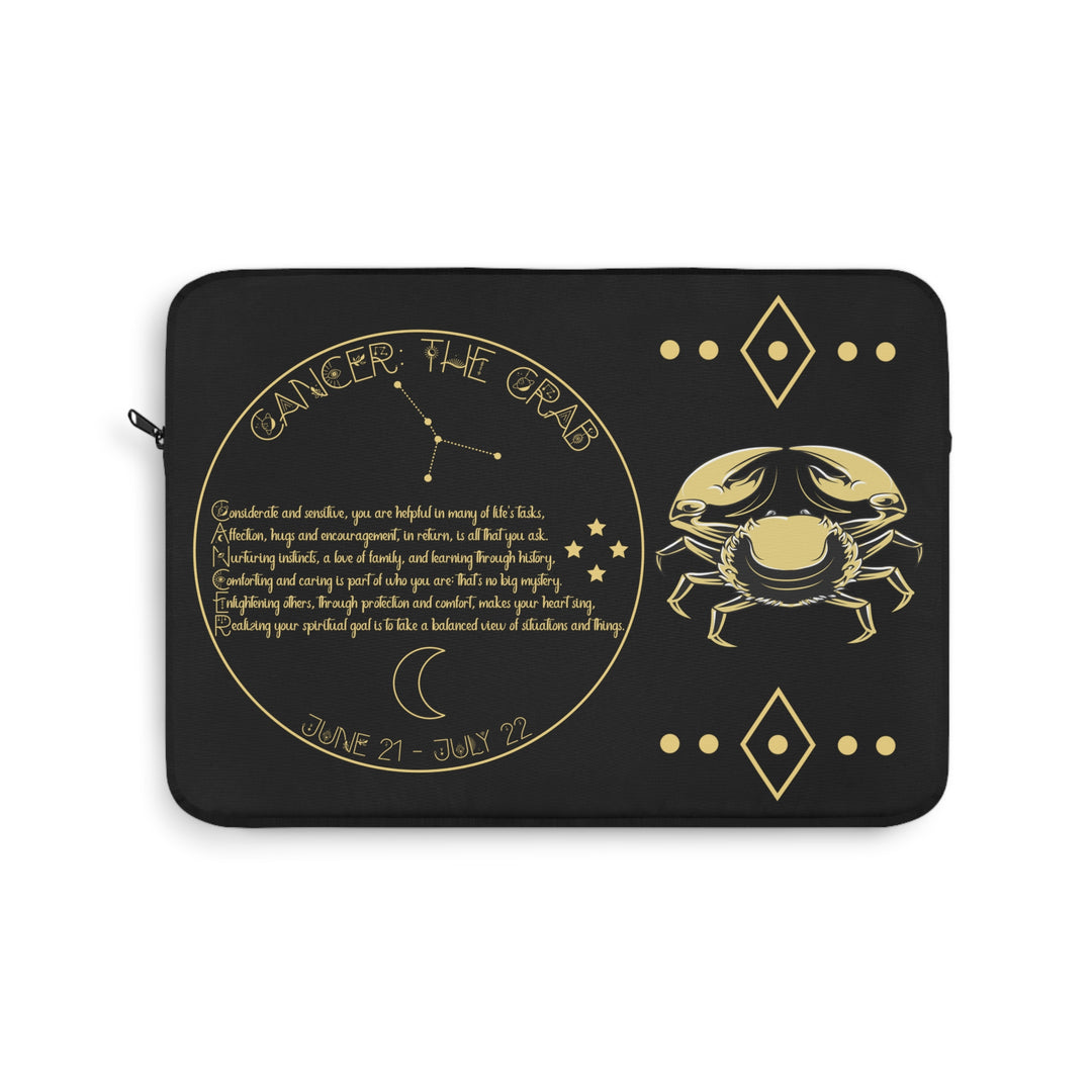 Cancer Acrostic Poem Laptop Sleeve