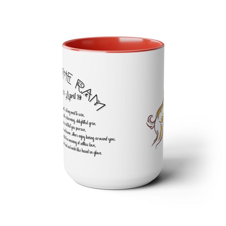 Aries Two-Tone Coffee Mugs - 15oz