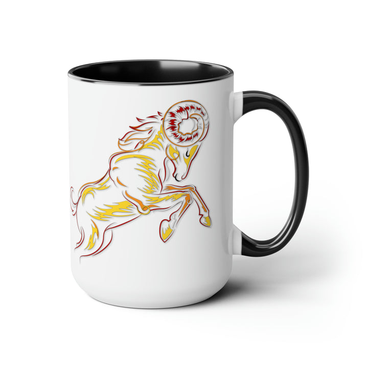Written in the Stars Two-Tone Coffee Mugs - 15oz - Aries
