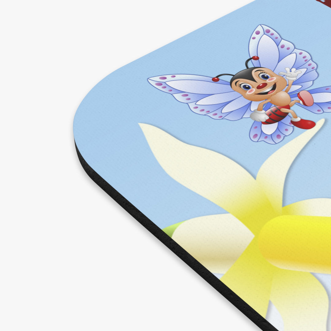 Namesakes Acrostic Poem Mouse Pad - Flowers and Insects