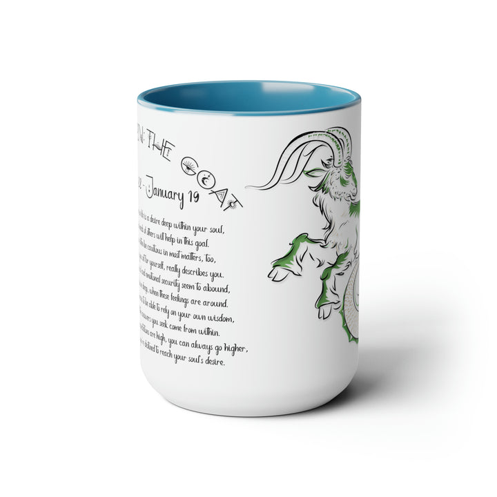 Written in the Stars Two-Tone Coffee Mugs - 15oz - Capricorn