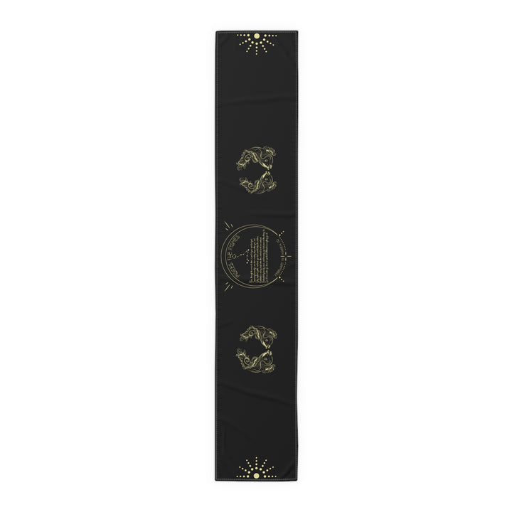 Pisces Acrostic Poem Table Runner