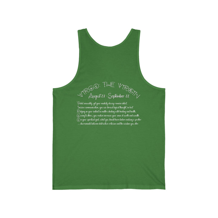 “Virgo” Acrostic Poem Unisex Jersey Tank