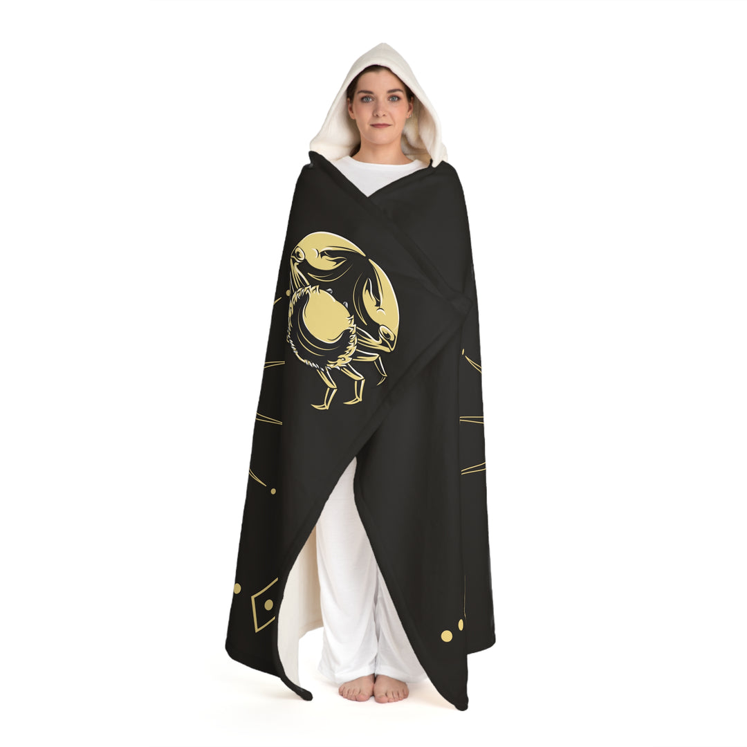 Cancer Acrostic Poem Sherpa Hooded Blanket