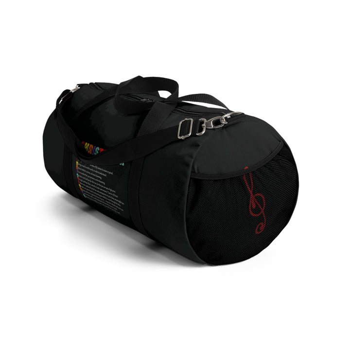 Namesakes Acrostic Poem Duffel Bag
