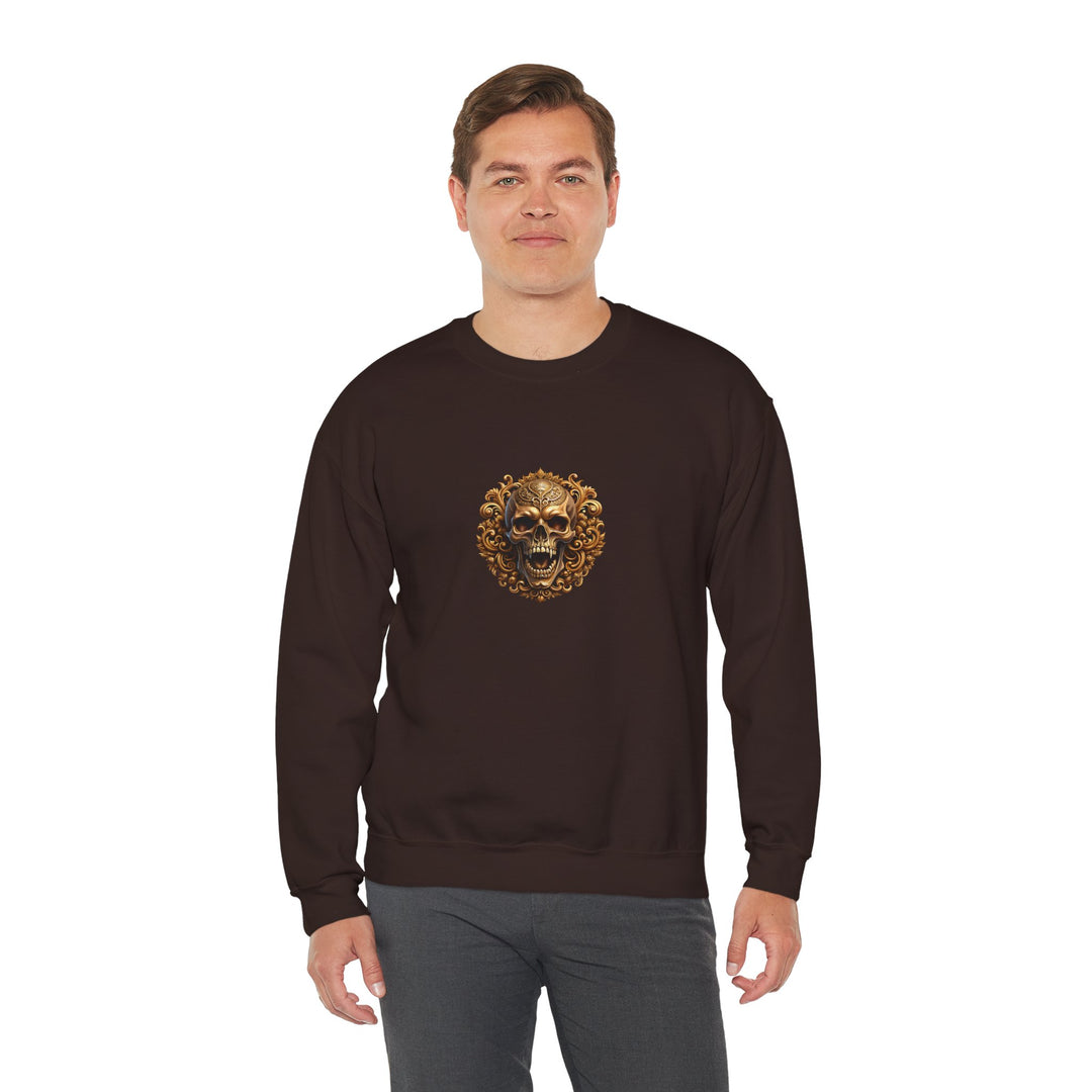 Happy Halloween Acrostic Poem Sweatshirt - Skull