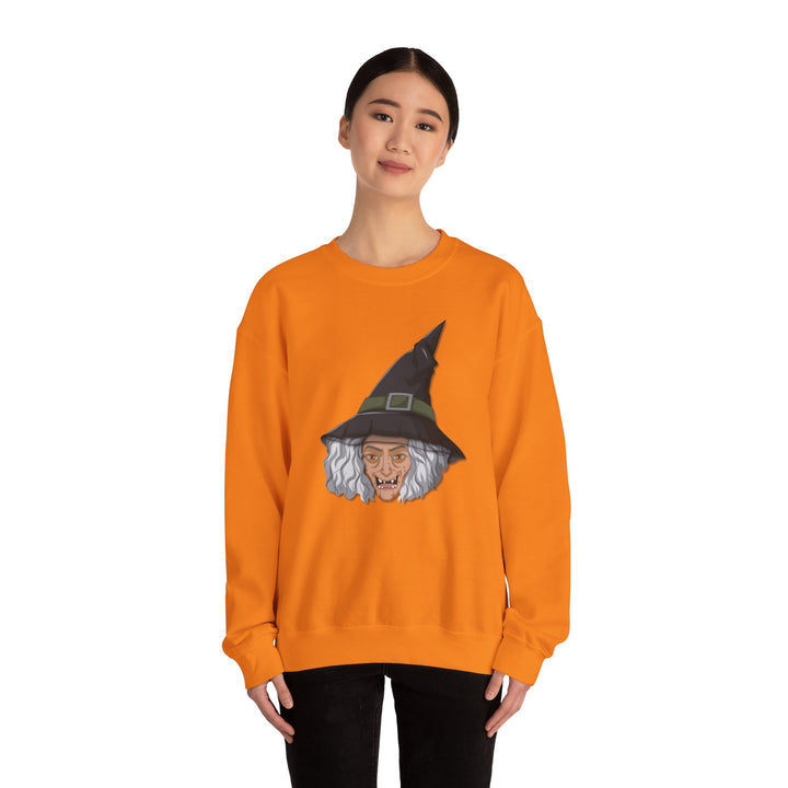 Happy Halloween Acrostic Poem Sweatshirt -  Old Witch