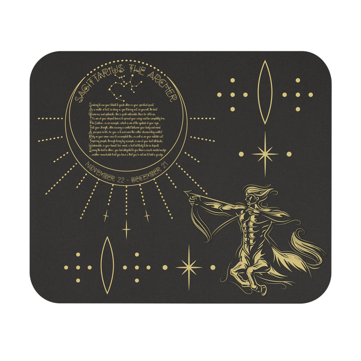 Written in the Stars Acrostic Poem Mouse Pad - "Sagittarius"