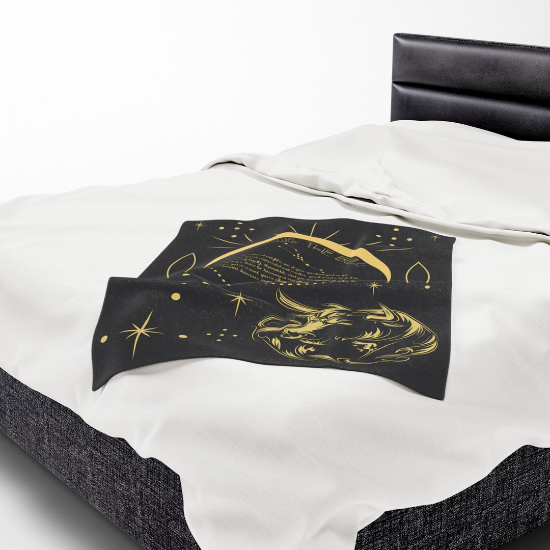 Taurus Acrostic Poem Velveteen Blanket