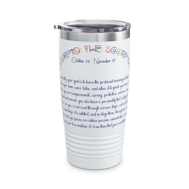Scorpio Acrostic Poem Ringneck Tumbler - 20oz