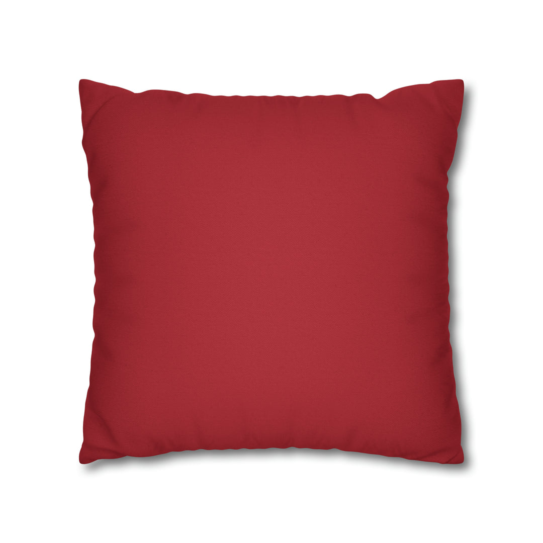 Holiday Pillow from "Learn, Lead, Believe" Collection with Acrostic Poem Spelling out "Believe".